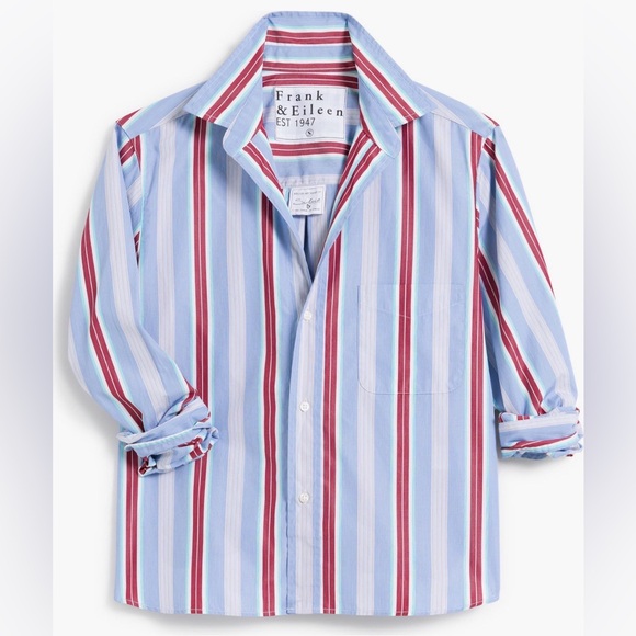Frank & Eileen Tops - Frank & Eileen Women's Silvio Button Up Shirt Size Medium Striped EUC